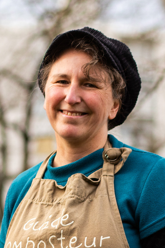 Christine DUPUIS Animatrice de l'Aire de Compostage