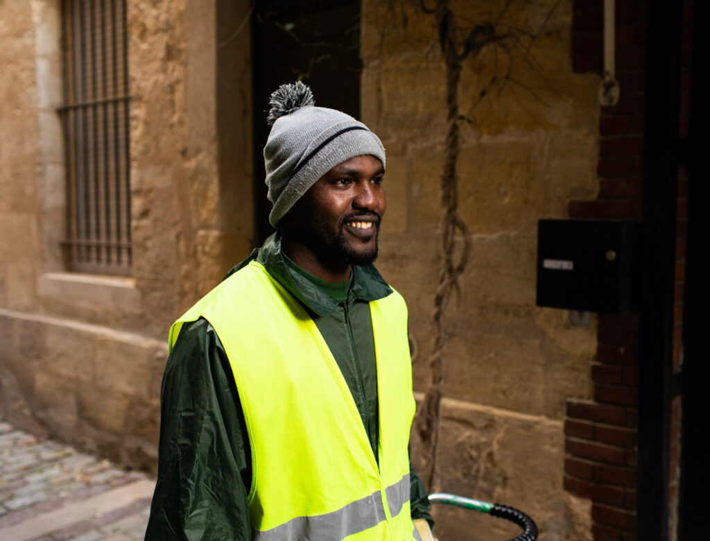 Ibrahim Mohammed salarié en transition RQHB