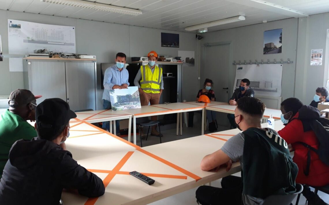 Visite d'un chantier avec Bouygues