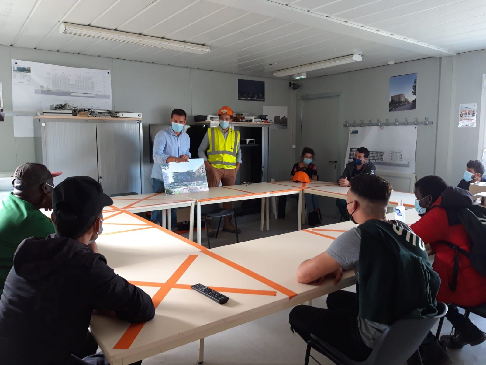 Visite d'un chantier avec Bouygues
